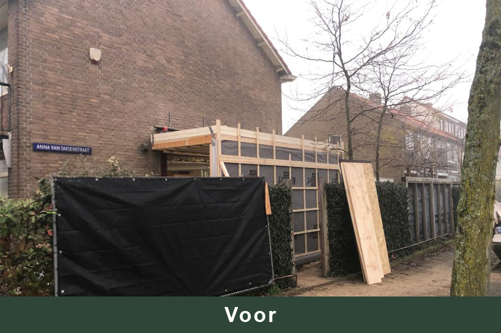 Bouwbedrijf Vrasdonk Graaf Jankade, Alkmaar - huis buiten aanbouw - ervoor voor 1